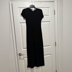 Pretty Garbage Black T Shirt Maxi Dress Size Small